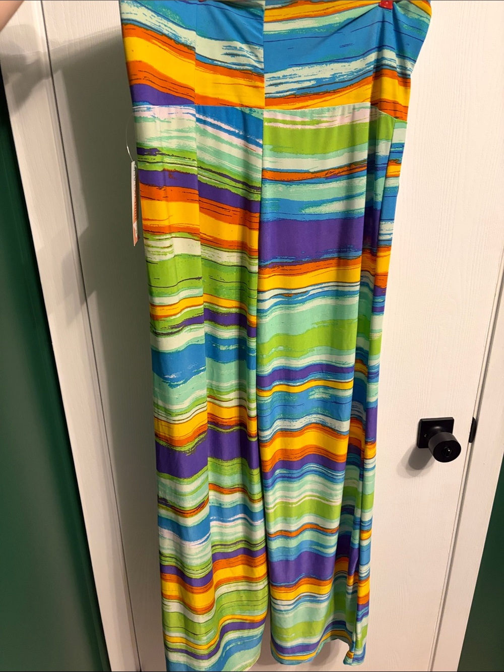 NWT Honey and Lace wide leg yoga pants - Green, Blue & Orange size 2XL